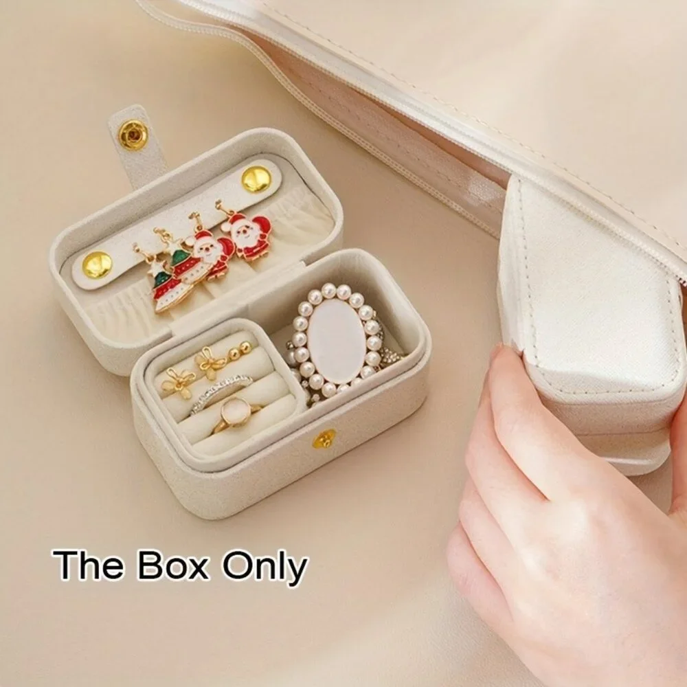 1pc Portable Jewelry Organizer Jewelry Box For Rings, Pendants, Earrings